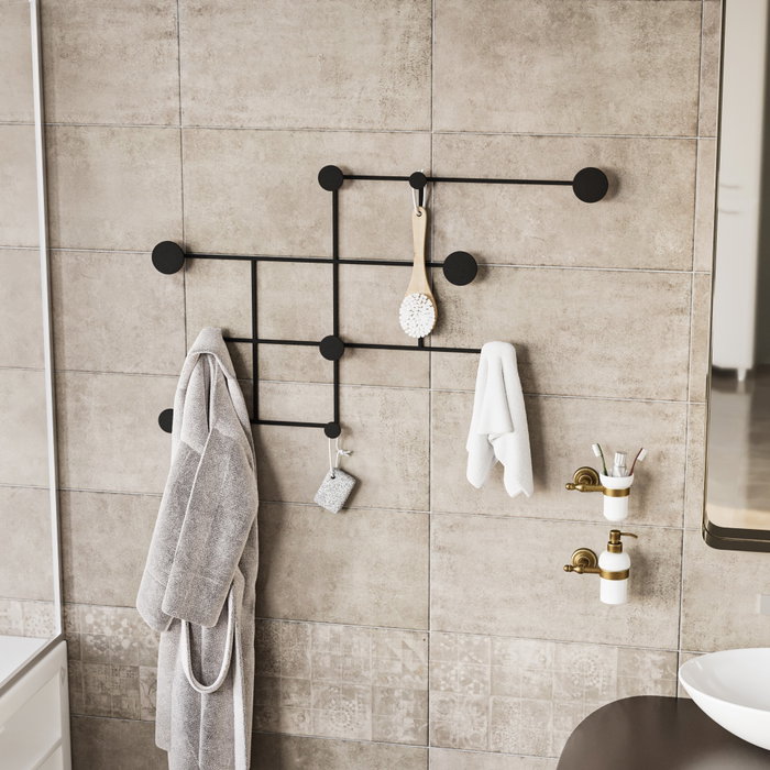 Wallity Fatara Gancho de Pared Metálico Negro Wallity Fatara Gancho de Pared Metálico Negro